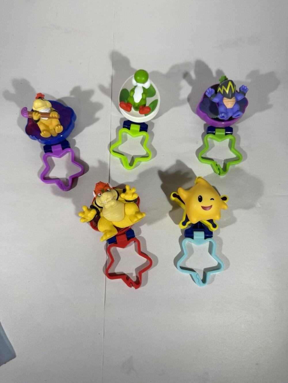 McDONALD'S Super Mario Galaxy Happy Meal Toys Lot Of 5